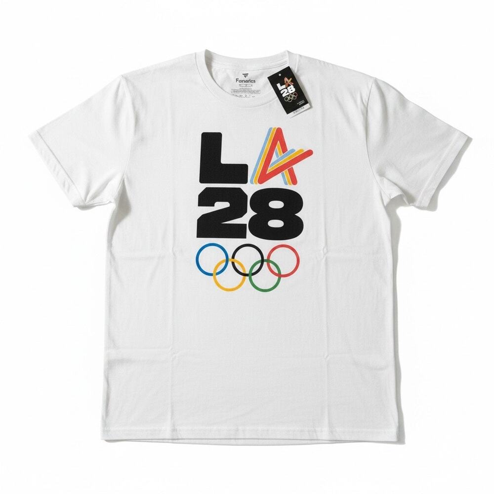 Fanatics XL T-Shirt 2028 LA Olympics (NWT) White